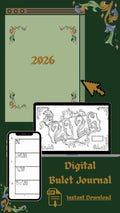 Digital 2026 Bullet Journal Download