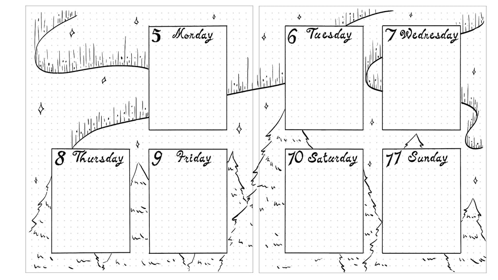 Digital 2026 Bullet Journal Download